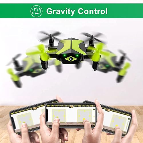 Miniatura 7 de Drone para niños drones con cámara para niños modo de juego AR mini dron RC con aplicación control de voz por gravedad trayectoria altitud de vuelo