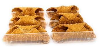 Cannoli Shells - Light and Flaky - 24 Shells - Frank and Sal Bakery - 5 Inch