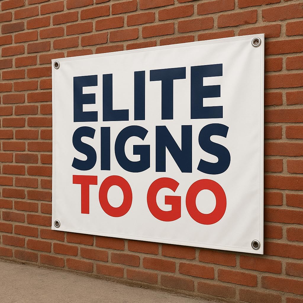 Custom Vinyl Banner – Personalized Outdoor/Indoor Printed Banner – Full Color 13oz Heavy Duty Sign – Business, Events, Parties. (42"x96" (3.5'x8'))