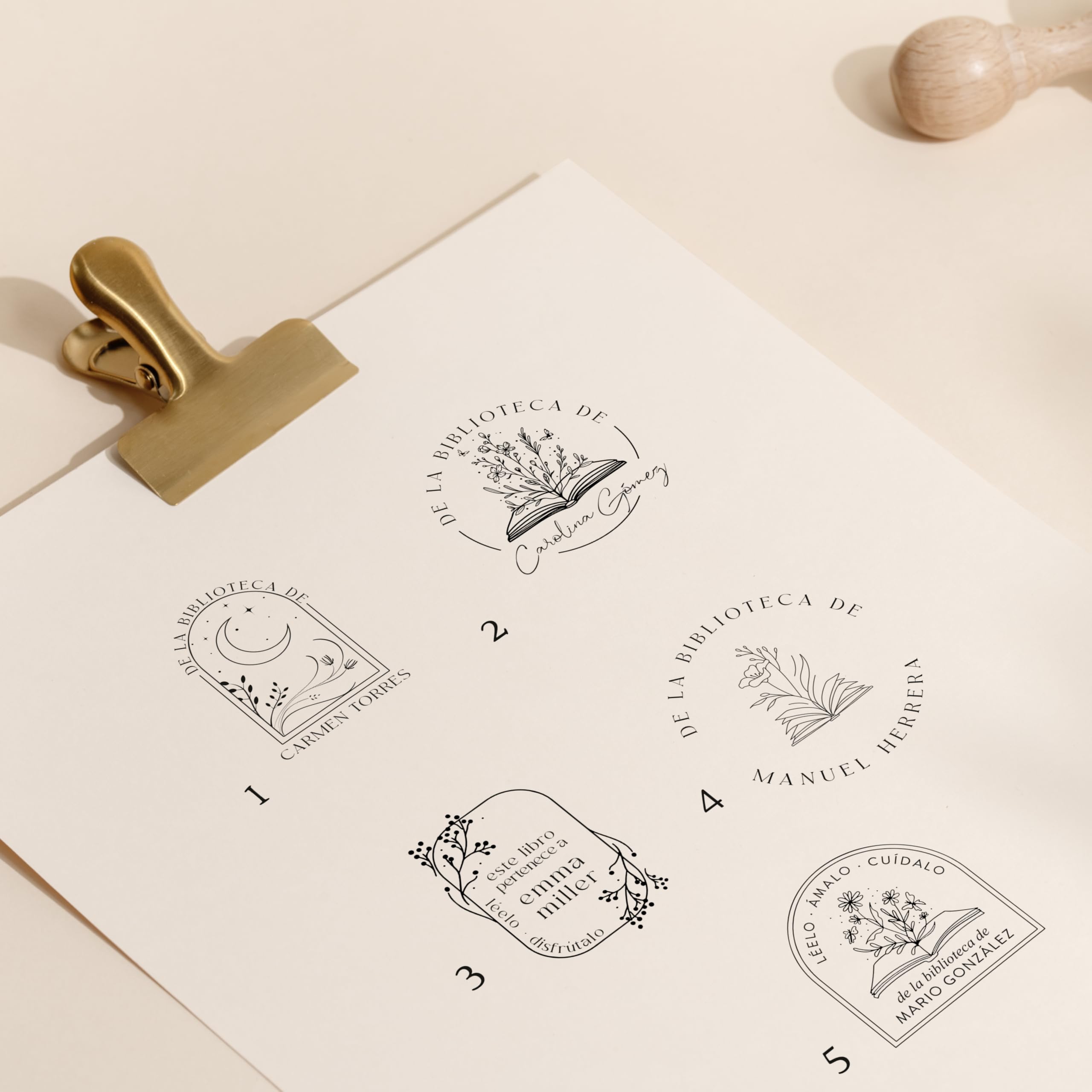 Tampon Gaufrage Pour Livres Stamp By Me - Tampon Gaufrage Personnalisé | Embosseur & Pince à Gaufrer Personnalisée | Tampon Personnalisé Pour Papier, Livres Et Bibliothèque | Ex Libris Floral, Auto-Encreur Tampon Gaufrage Pour Livres Stamp By Me - Tampon Gaufrage Personnalisé | Embosseur & Pince à Gaufrer Personnalisée | Tampon Personnalisé Pour Papier, Livres Et Bibliothèque | Ex Libris Floral, Auto-Encreur