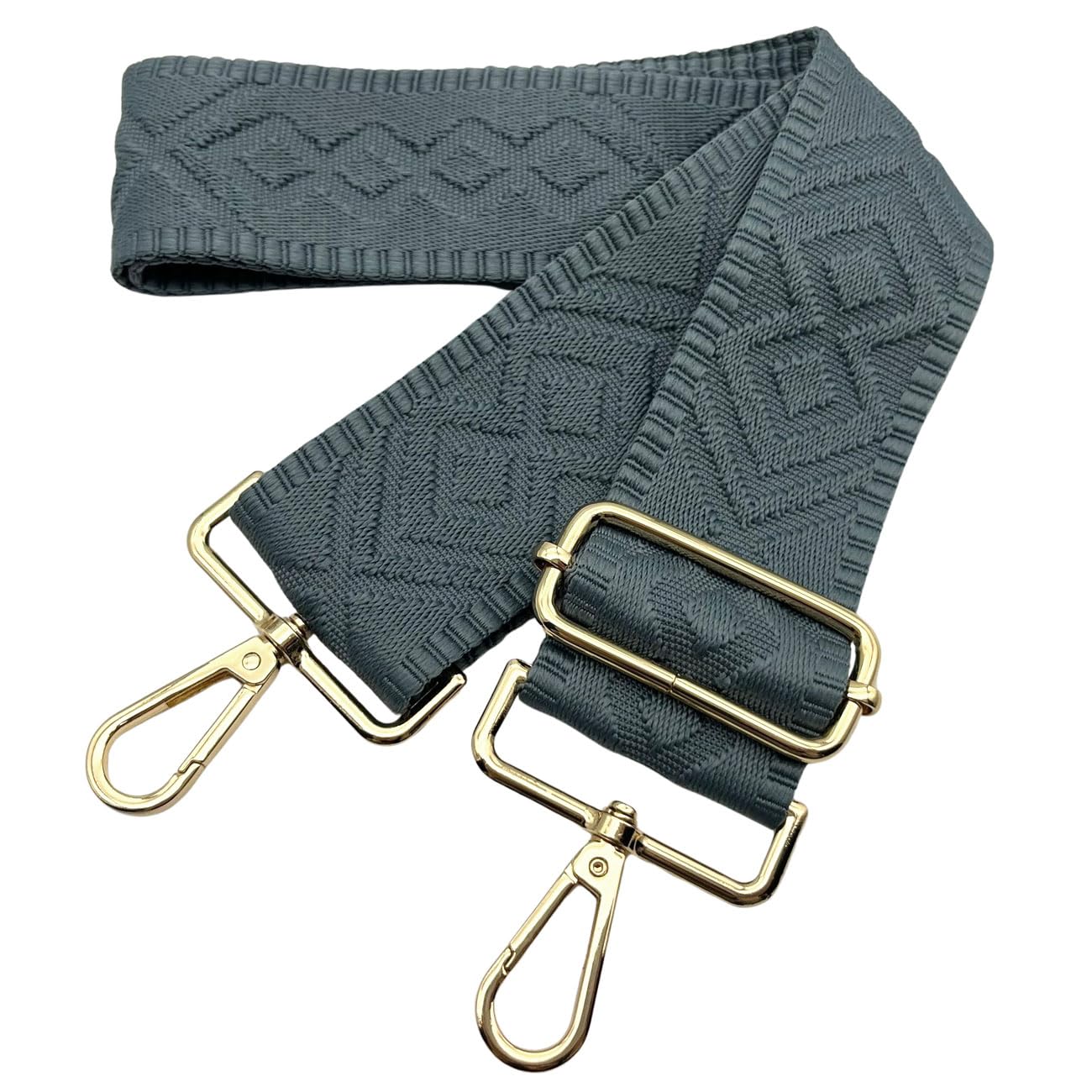 Tracolla Sostitutiva Larga In Tela Per Borsa – Regolabile 76-142 Cm, Con Fibbie In Metallo - 4