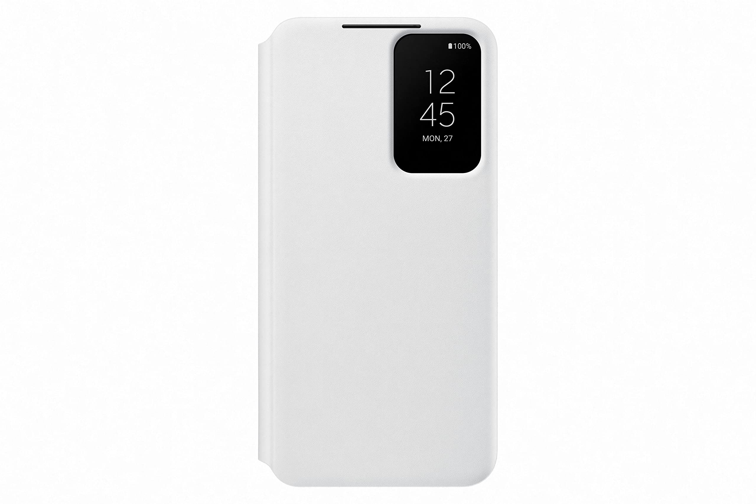 Official S22 Smart Clear View Cover White, EF-ZS901CWEGEW