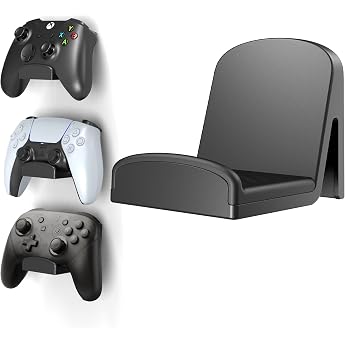Cozycase Universal Controller Wall Mount - Self-Adhesive Controller Holder Wall for PS4/PS5/Xbox/Switch Controller Stand Wall Mount for Controller and Headphones