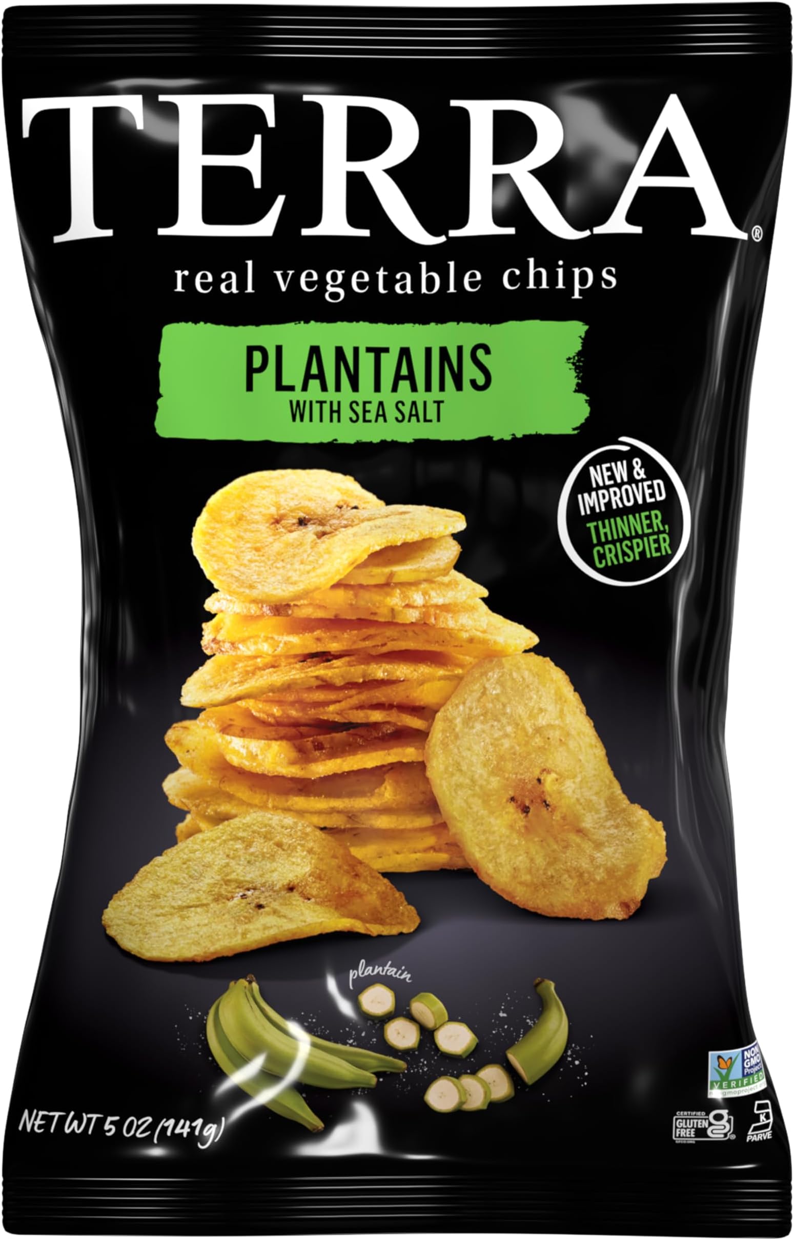 Terra Plantains Real Sea Salt Vegetable Chips 5 oz
