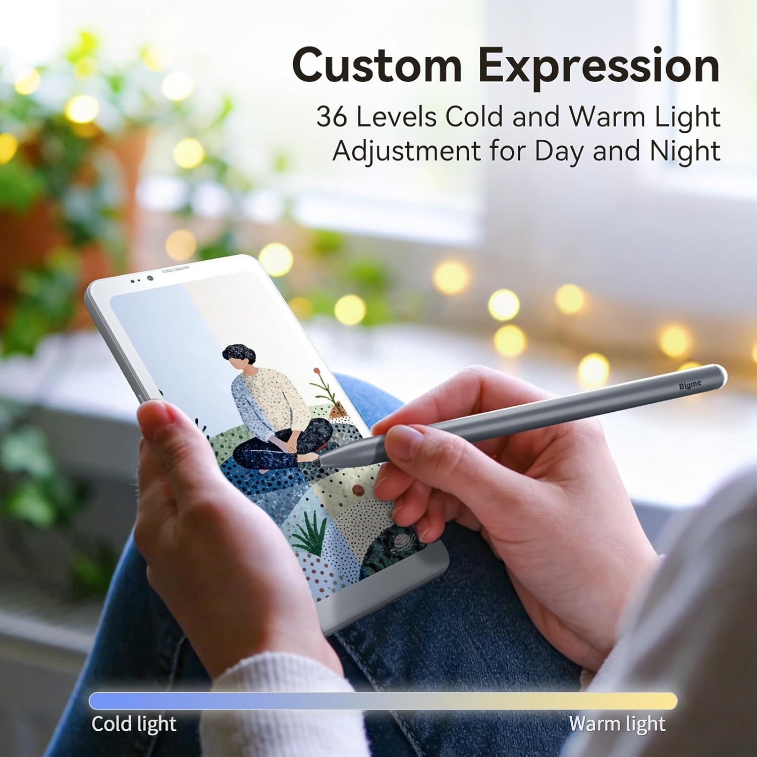 Bigme HiBreak Plus 6.13 Inch Color E-Paper Ebook Reader with Stylus and Case, 4+64GB, Android 14 OS, 4G Dual SIM Smart Phone