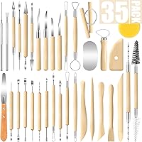 Vista 6 de Jetmore Paquete de 12 herramientas de arcilla, herramientas de cerámica y herramientas de escultura, cortador de arcilla de modelado de polímeros