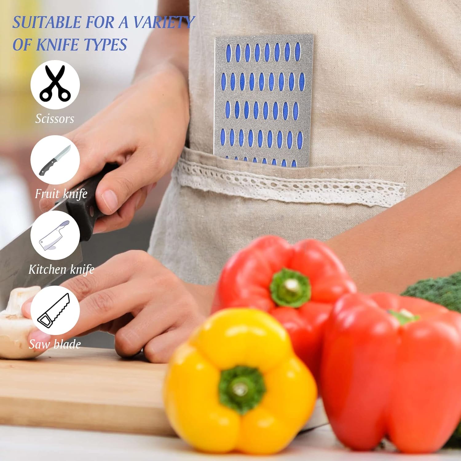 3Pc Diamond Sharpening Stones Sharpener, Various Grinding Methods are