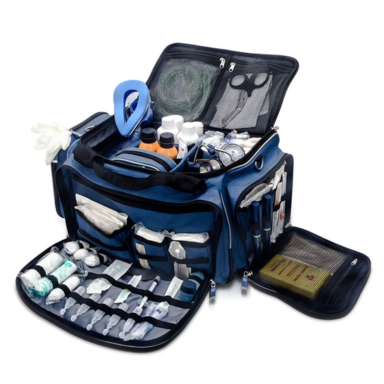Kit di Pronto Soccorso di Grande capacità, Vuoto, Borsa per Forniture mediche per situazioni di Emergenza e Sopravvivenza, Ideale per Auto, Camion, Campeggio, Escursionismo, Viaggi, Sport
