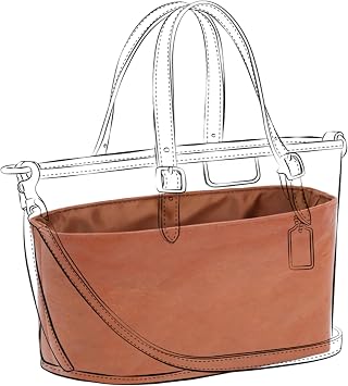 DGAZ Lightweight Purse Organizer Insert for Coach Taxi Tote Bags,silk and DupontPaper handbag inner for Luxury BagTaxi 26,Gold