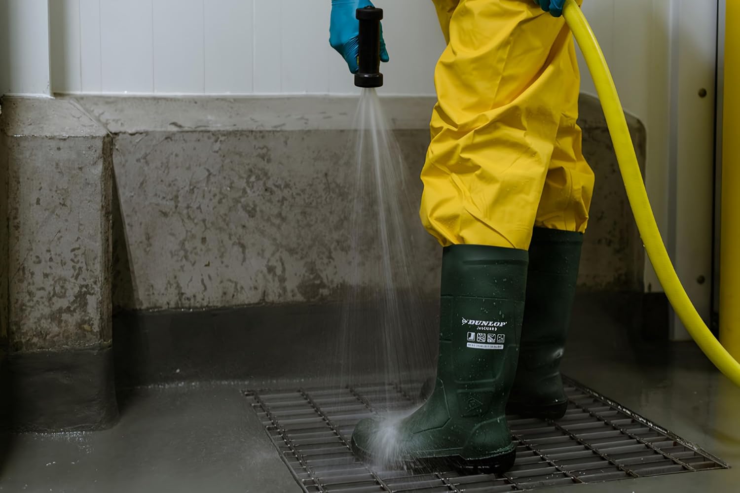 DUNLOP Protective Footwear, Acifort JobGUARD full safety, 100% Waterproof, Polyblend PVC Material, Steel toe, Rubber boots, UNISEX, Black, Size 5-15 - Image 3