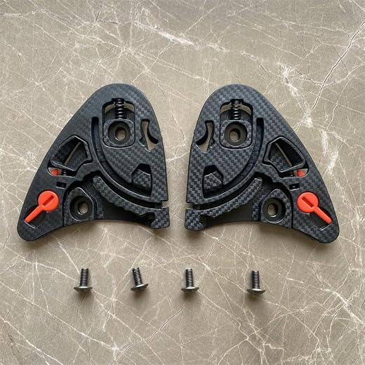 Z8 Shield Buckle Gear Base Plate for SHOEI RF1400 NXR2 CWR-F2 Helmet Visor Base Plate Helmet Parts Accessories, As Photo