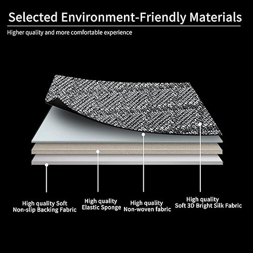 Miniatura 10 de XZPILINA Bottom Car Seat CoverBreathable Car Seat ProtectorDriver Front Seat CushionAnti-Skid Four Seasons GeneralBlack2PCS