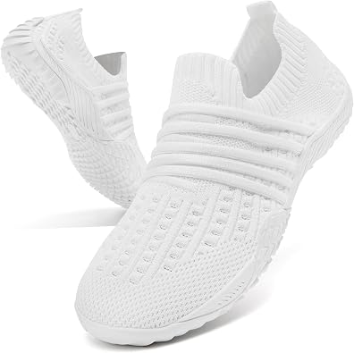 Barefoot Shoes Women Slip on Walking Shoes Lightweight Tennis Running Gym Workout Yoga Sneakers Zero Drop Sole