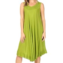 Sakkas Everyday Essentials Caftan Tank Dress/Cover Up
