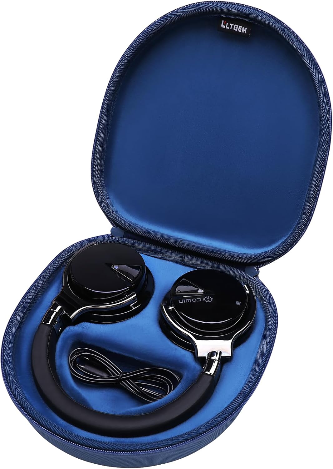 LTGEM Case Compatible with Silensys E7 / MOVSSOU E7 / COWIN E7 Active Noise Cancelling Headphones, Blue