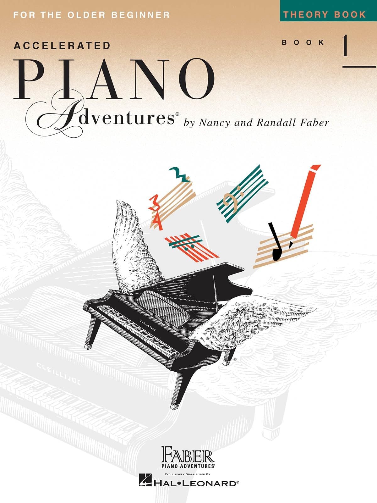 Accelerated Piano Adventures: Theory Book 1 | Beginner Piano Theory for Older Students | Educational Piano Sheet Music Songbook | Faber Piano Book for Adult and Teen
