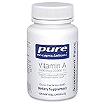 Pure Encapsulations Vitamin A - 3,000 mcg - from Cod Liver Oil - Immune & Vision Support* - Vitamin A Palmitate Supplement - Non-GMO - 120 Softgel Capsules