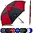 Baraida Golf Umbrella Large 62/68/72 Inch, Extra Large Oversize Double Canopy Vented Windproof Waterproof Umbrella, Automatic Open Golf Umbrella for Men and Women and Family.(68 Inch,Red/Black)