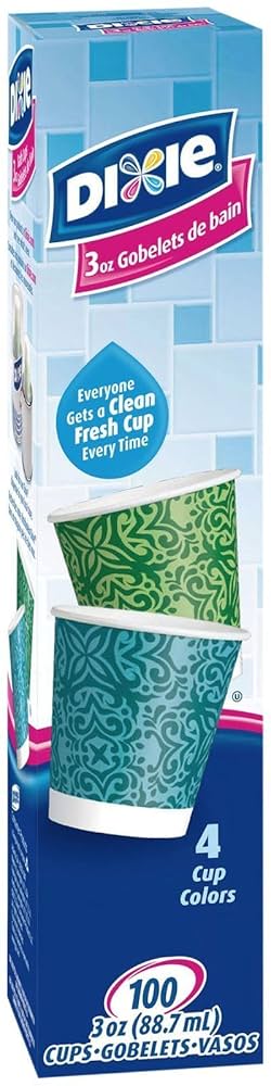 Dixie Bath Cups - 3 oz - 100 ct (Packaging May Vary