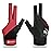 YFY Billiard Pool Gloves for Left Hand 3 Finger, Splicing Process, Snooker Cue Sport Glove Popular Sizes for Men & Women (Red, M