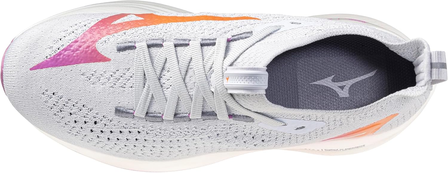 Mizuno Women's Wave Neo Vista 2 Running Shoe, Arctic Ice-White, US Womens 11 - Image 4