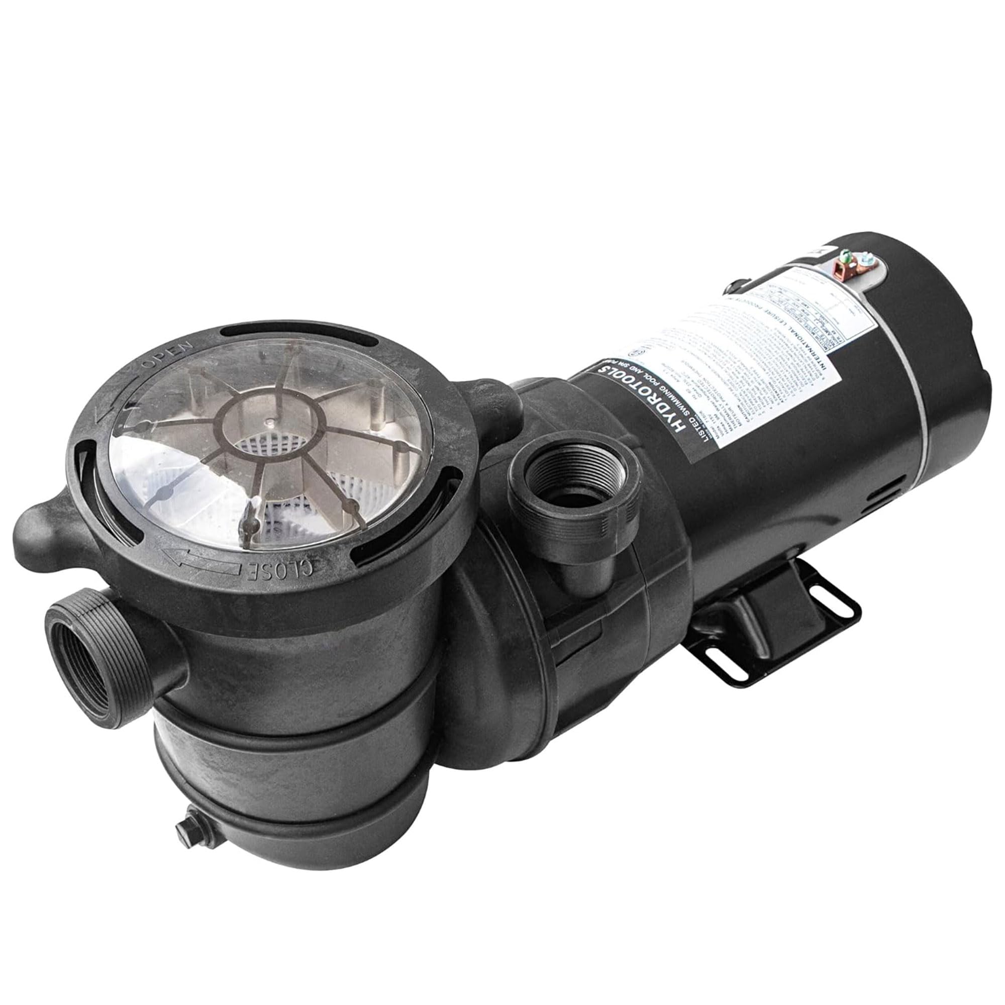 HYDROTOOLS Model 722061 Hydro-Flo Above-Ground Pool Replacement Pump, Vertical Discharge - 1.5 HP, 5,940 GPH, 115V/60Hz, Single Speed, for Sand, Cartridge & DE Filter Systems