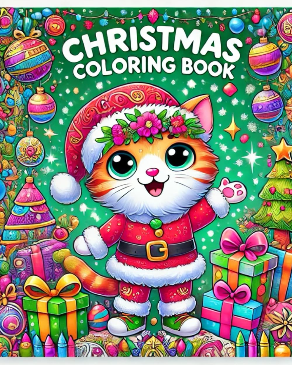 Christmas Coloring Book: Winter Coloring Page, Christmas Coloring Page For Kids Santa Claus