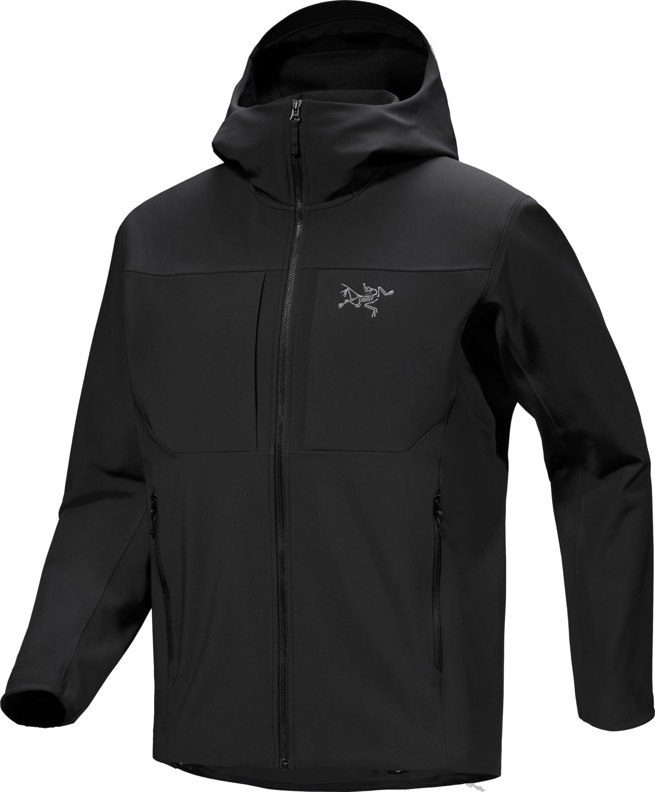 Gamma MX Hoody Men's | Our Warmest Gamma Softshell Hoody - Redesign | Black, Medium