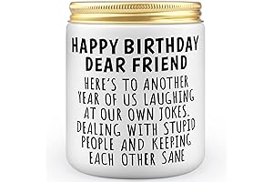 Friendship Gifts for Women Friends Featuring a Lavender-Scented Soy Wax Candle for...