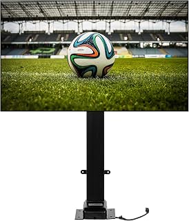 VEVOR Motorized TV Lift Stroke Length 39.4 Inches Motorized TV Mount Fit for 32-70 Inch TV Lift with Remote Control Height Adjustable 28.74-68.11 Inch,Load Capacity 154 Lbs (32
