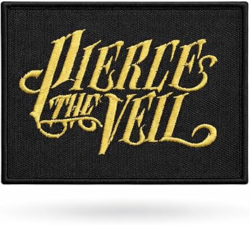 Pierce The Veil Post Hardcore Band Patch Badge Embroidered Iron on Applique Patch Accessory