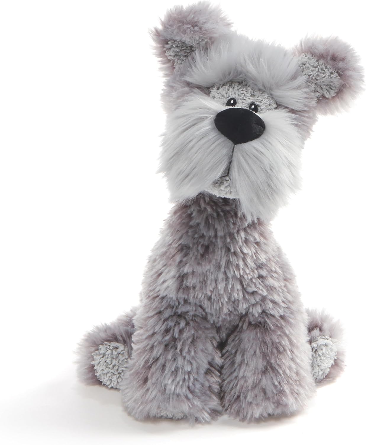 GUND Bentley Wire Hair Terrier Dog 11.5"" Plush, Gray (320585)
