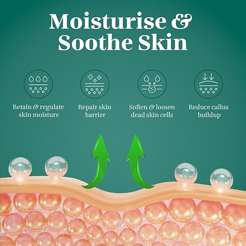 Miniatura 5 de Pumice Valley Crema de bálsamo de pies para talones y pies secos agrietados, bálsamo hidratante natural para pies para callos y pies secos, loción