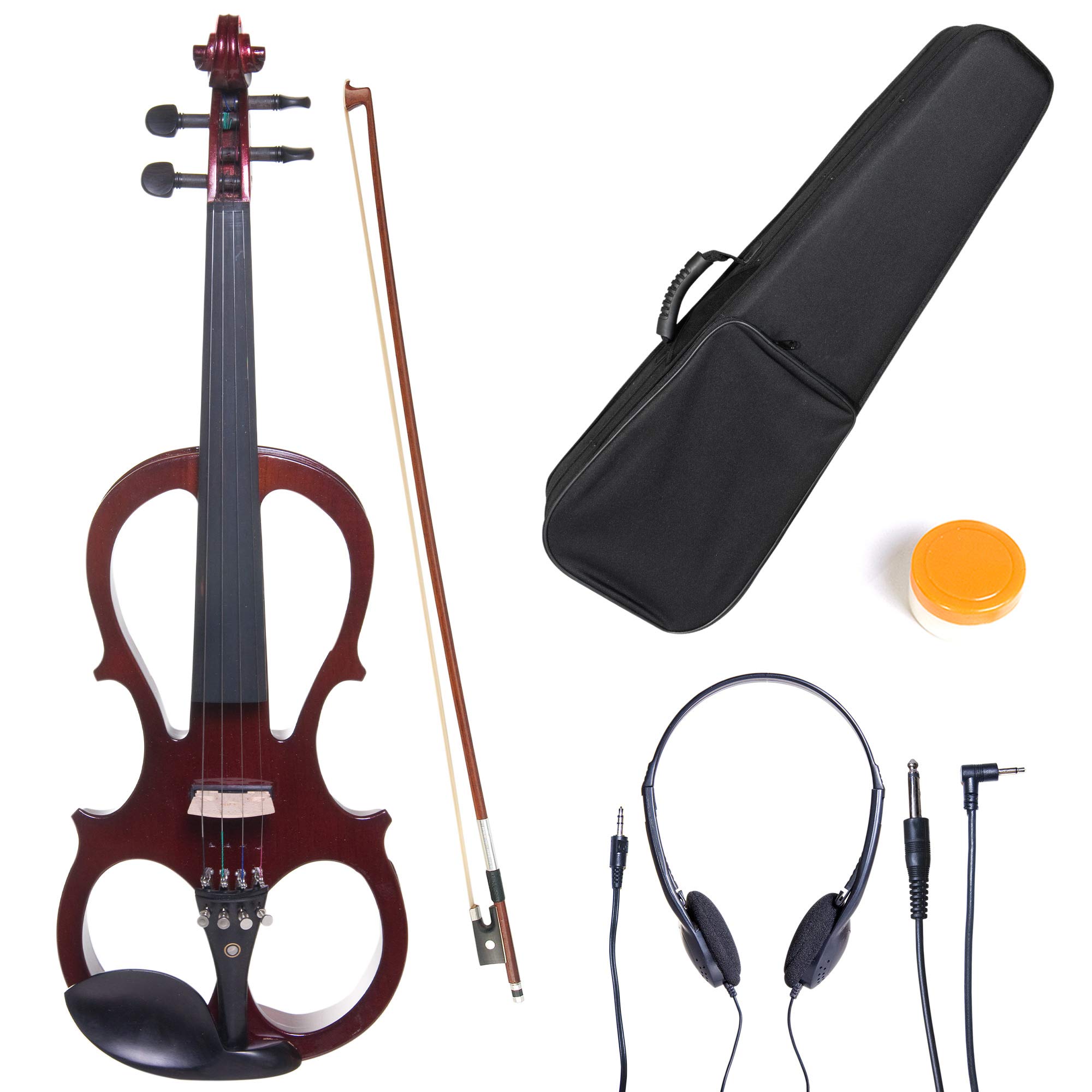 最終値下 cecilioエレキバイオリン 4弦 ヘッドフォン付き Amazon.com: Cecilio 4/4 Full Size Electric/Silent Violin