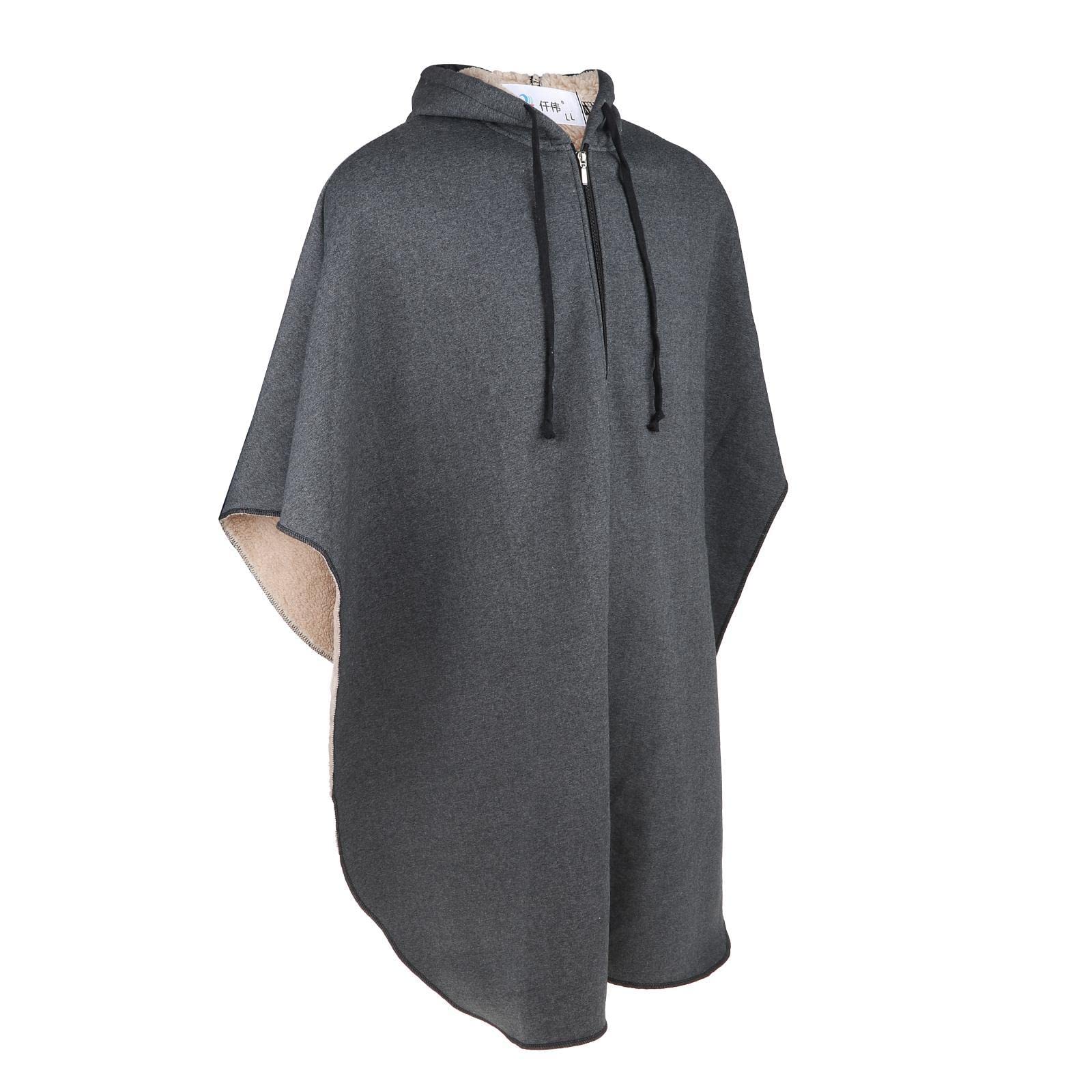 Perfeclan Hot Rollstuhl Ponchos mit Kapuze ärmellose Mäntel für Erwachsene
