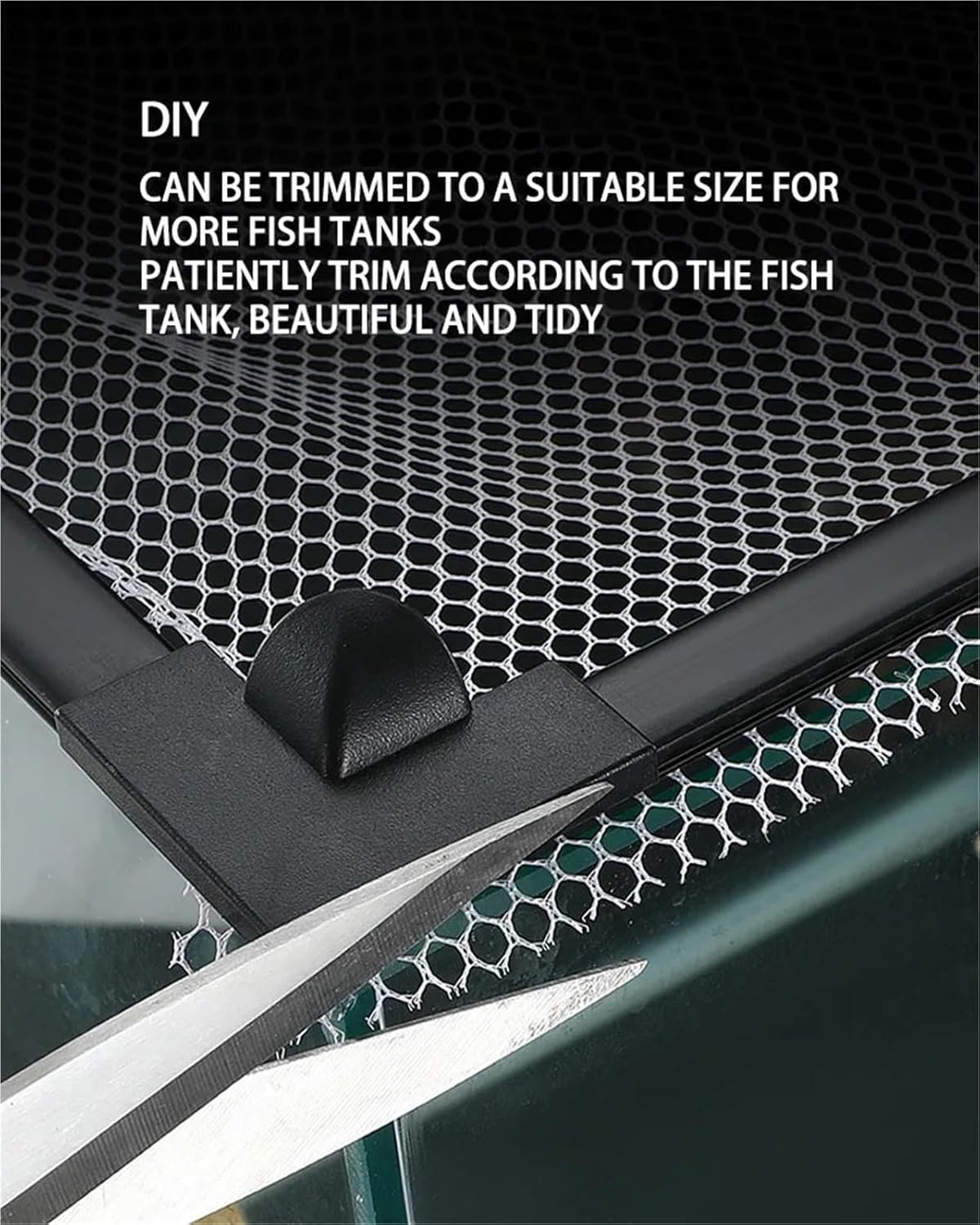 Mesh Screen Netting for Fish, DIY Magnetic Tank Lid Multiple Sizes