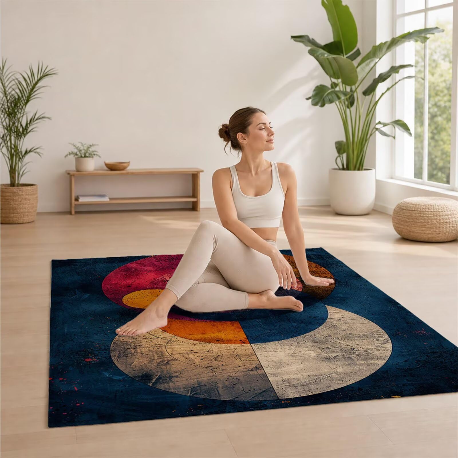 Toalla Playa Grande 220x160 Vacaciones Accesorios Viaje, Toalla Playa Redondo Suave Cómodo Secado Rápido, Sencillez Toallas Baño Grandes 160 x 220cm para Yoga Fitness Natación Sauna Baño XTLS-2206
