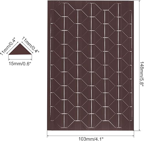 Miniatura 2 de PATIKIL Adhesivo de esquina para fotos, 10 hojas1020 unidades, etiquetas autoadhesivas de PVC para montaje de fotos, diario, álbum, diario, álbum de