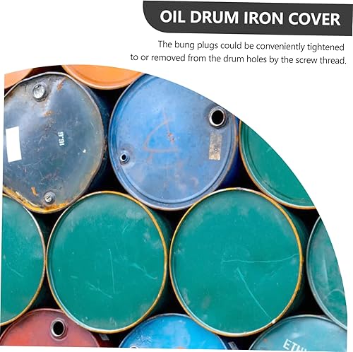 Miniatura 8 de 20 tapas de hebilla de tambor de aceite, 2 tapas de barril, tapas de tambor de 55 galones, tapones de barril, tapones de barril de plástico de 55