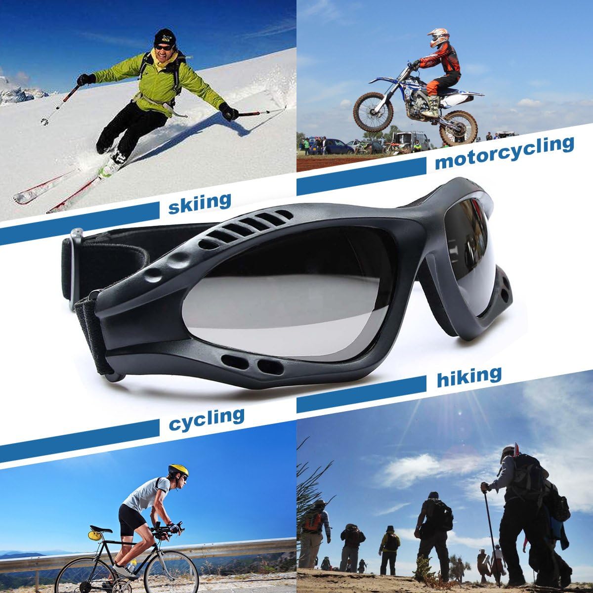 UV Protective Outdoor Glasses Military Sunglasses Outdoor Tactical Goggles