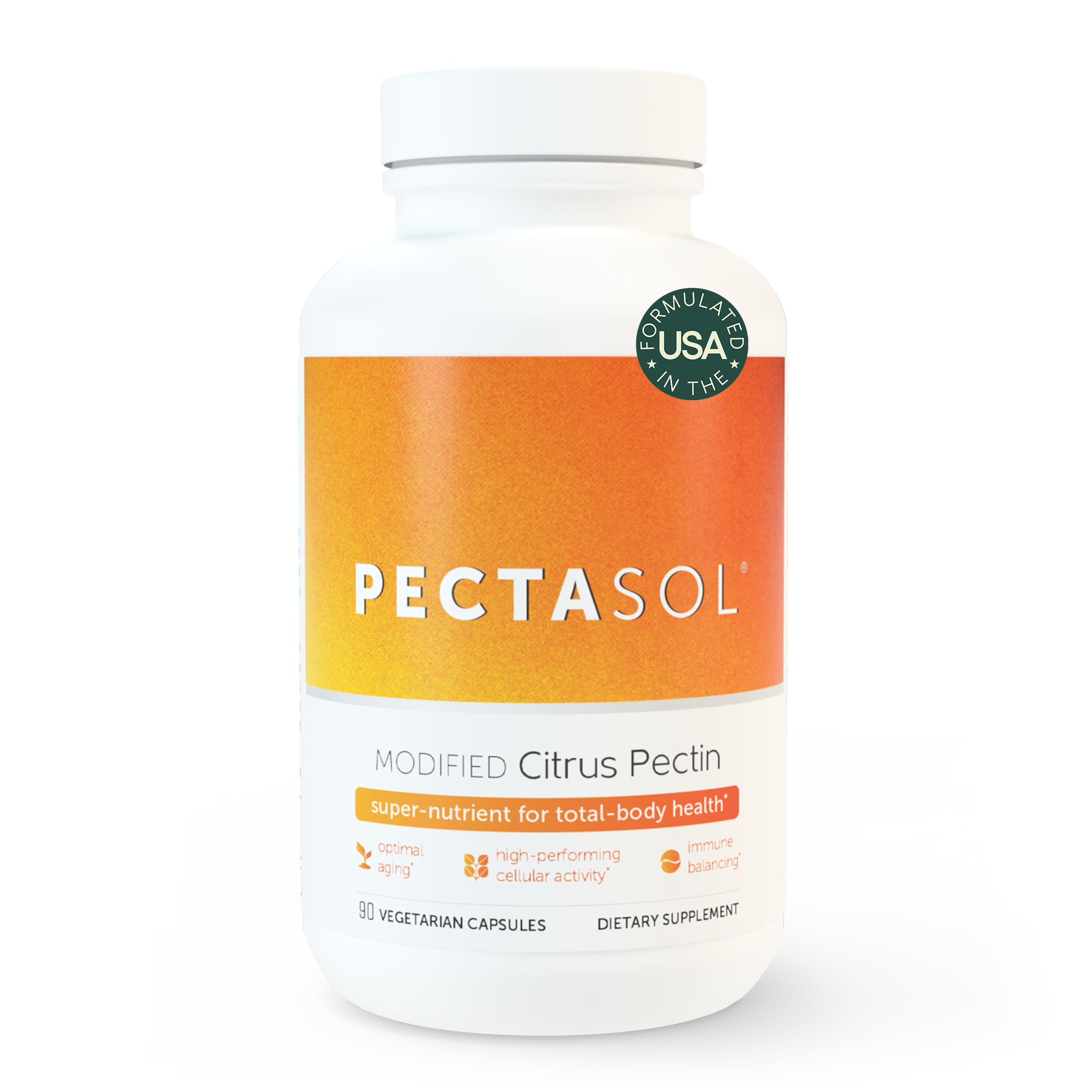 ecoNugenics PectaSol-C 90 Modified Citrus Pectin Capsules (PECT90) (90 capsules)
