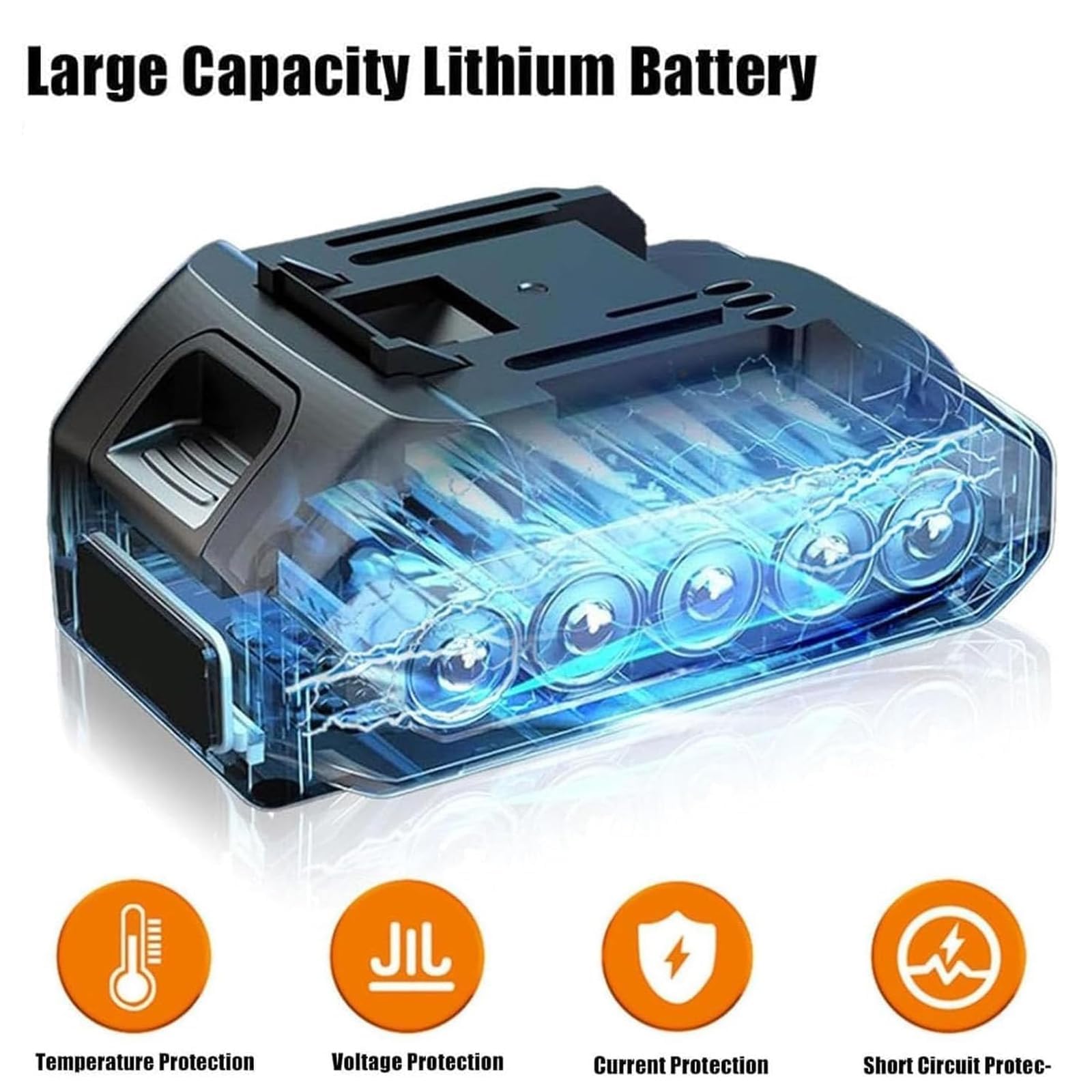 Azada de Excavación Eléctrica, Azada Cultivadora Inalámbrica con Poste Telescópico, Interruptor de Seguridad Doble, Carrera de Trabajo de 30 Mm, Azada de Jardín Motorizada Inalámbrica Para 1 Battery