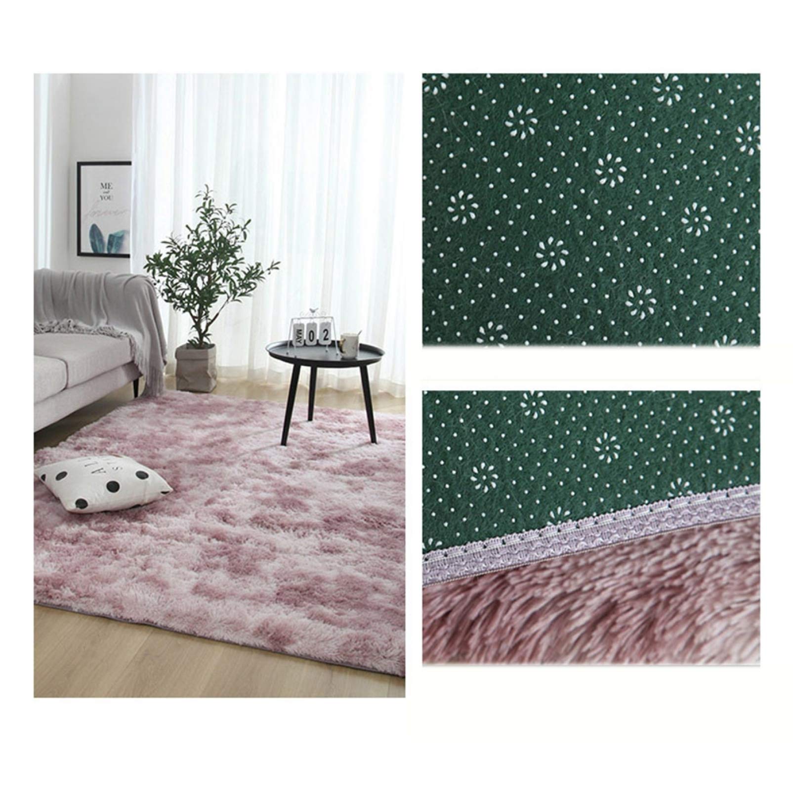 Amazon｜カーペット グレー ラグ 200*250 シャギーラグ カーペット