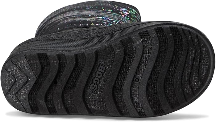 Обувь Bogs Snow Shell Zip - Metallic Stripes (Toddler/Little Kid/Big Kid) — фото 7