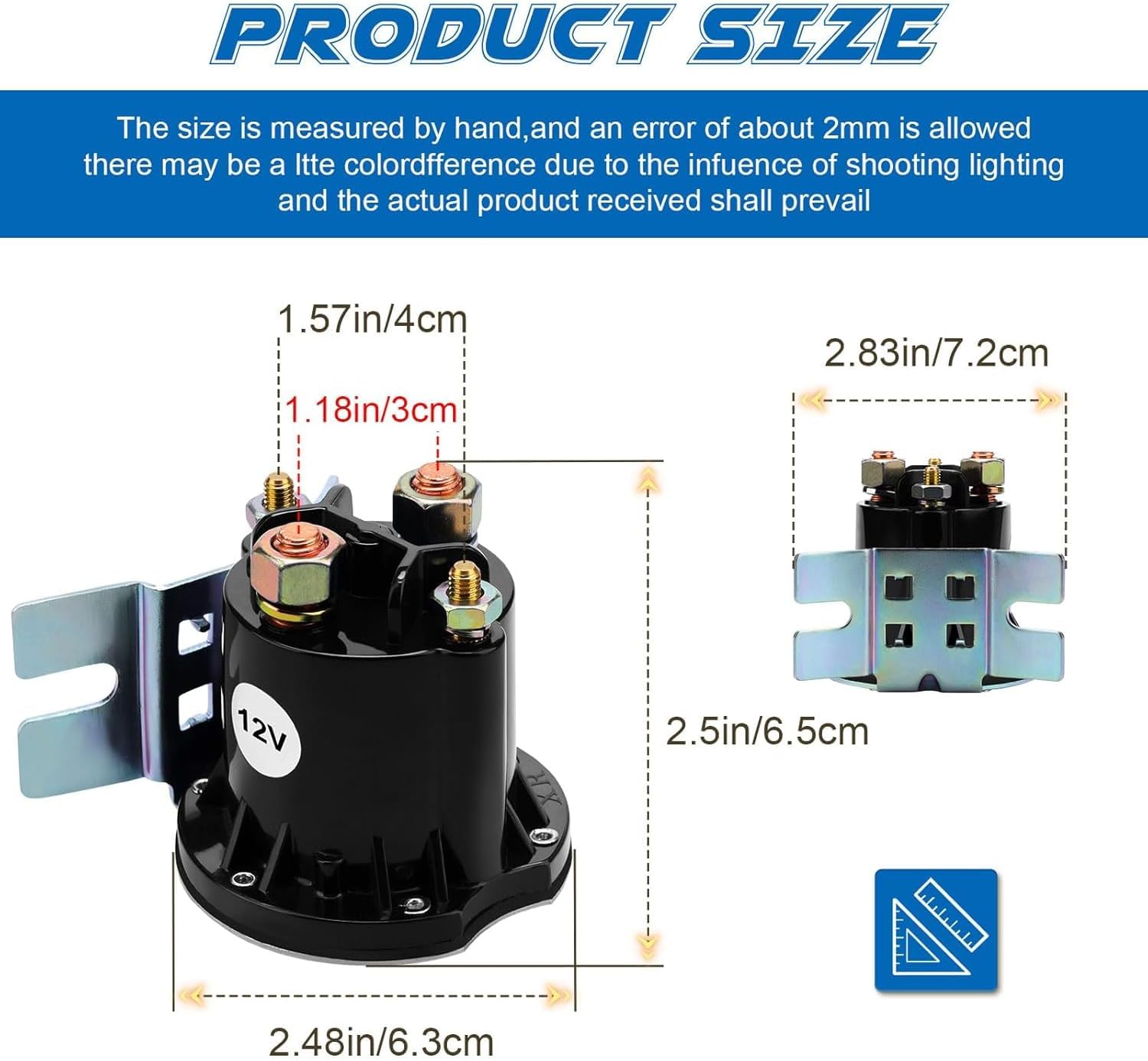 12v 150A TER Solenoid Switch Relay Replace 684-1261-212 684-1251-212
