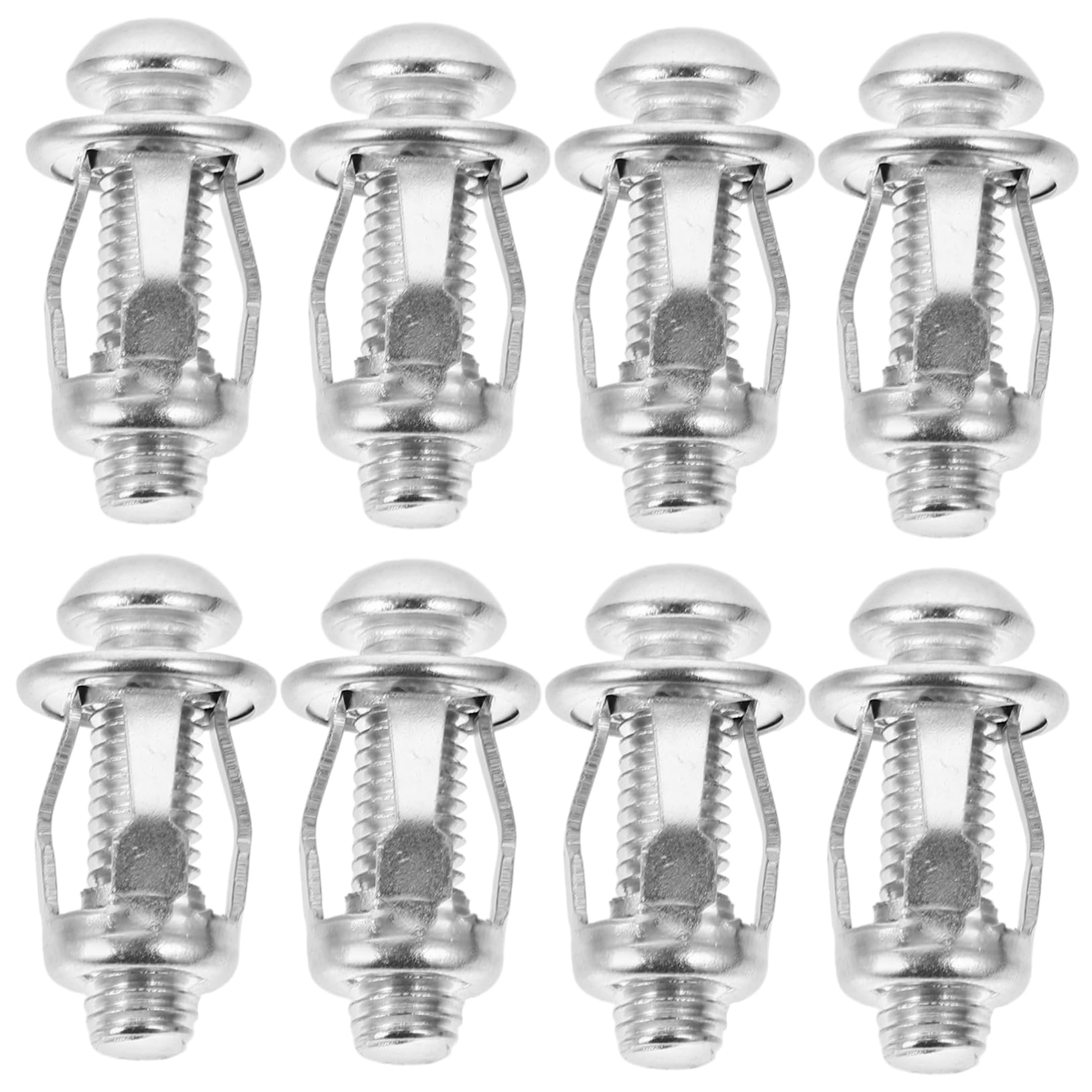 NULYLU Easy Install 10 Sets Wall Anchor Nuts Hollow Door Anchor Replacement Spline Lug Nuts