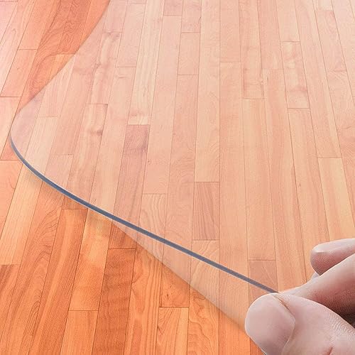 Miniatura 20 de Azadx Tapete transparente para silla de oficina para suelos de moqueta bajos, estándar y sin pelusas, tapete de plástico para silla de escritorio