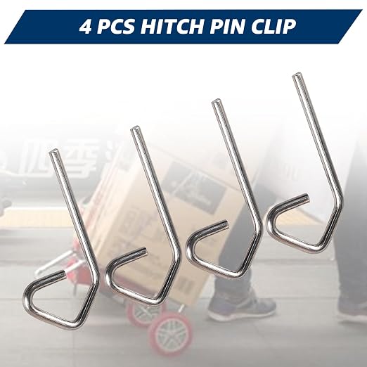 4 Pcs Grab Pin Clip para Carretilla, Pin de Bloqueo 3 1/4" miniatura 3