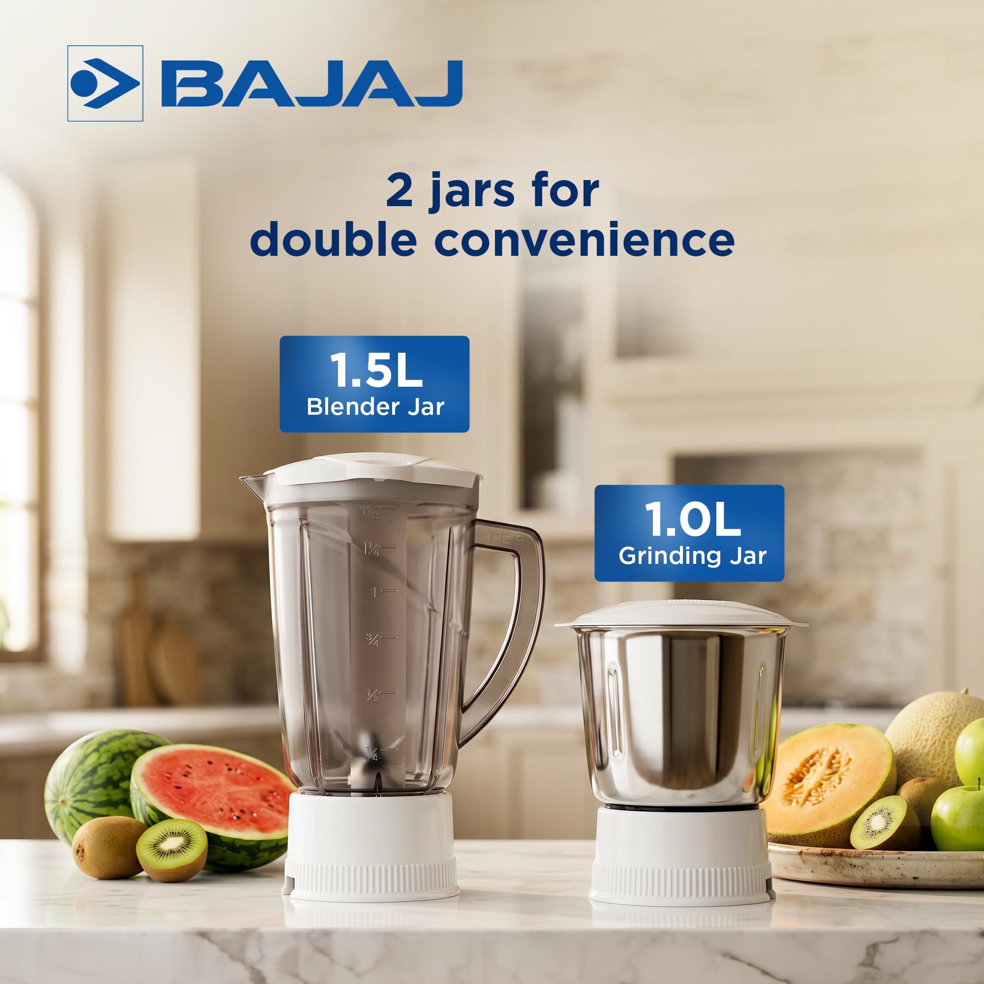 Bajaj Neo JX4 450W Juicer Mixer Grinder: Buy Online at Best Price