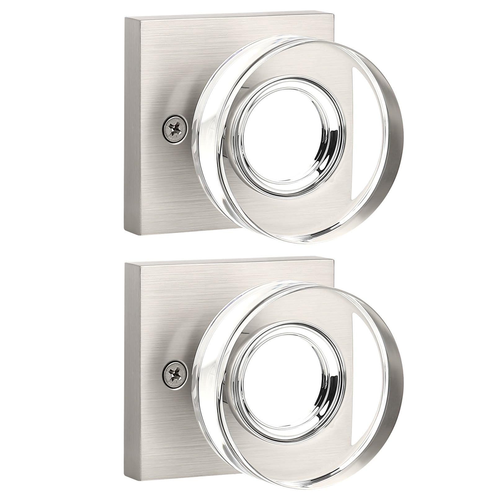 Crystal Glass Door Knobs with Lock - Privacy & Security -20 Crystal Glass Door Knobs with Lock - Privacy & Security -20
